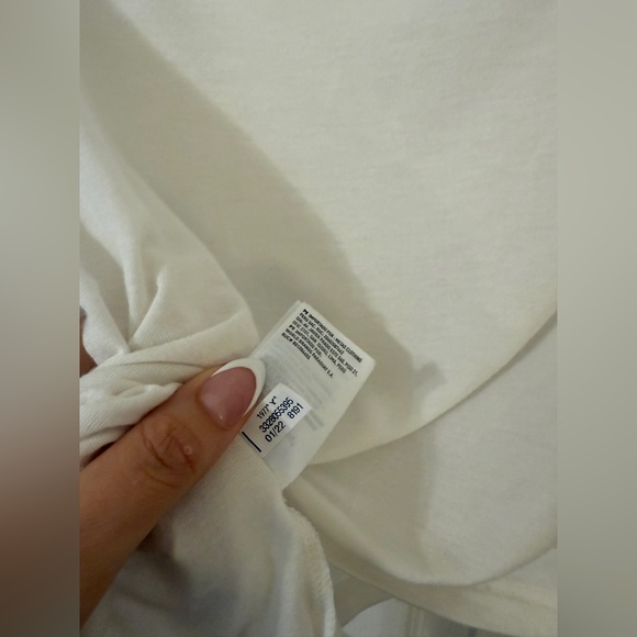 American Eagle Outfitters Soft & Sexy Cropped White Short Sleeve Tee - Picture 10 of 10